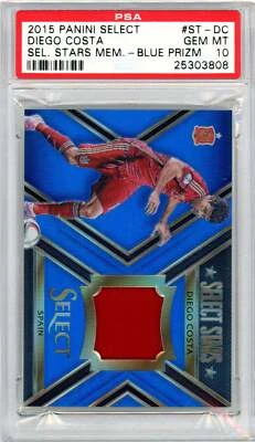 PSA 10 Gem Mint Diego Costa Patch // POP 1 // 2015 Panini Select // Stars Mem -  - Image 1 of 2