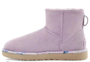 UGG Classic Mini Floral 1111093 Floral Purple/Pink US 9 - Picture 1 of 6