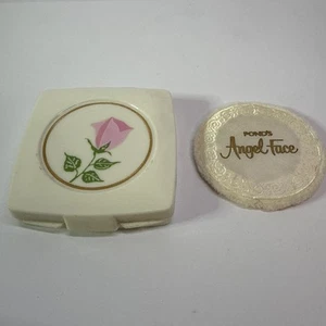Vintage PONDS Angel Face Natural Medicated Compact Makeup Powder - Picture 1 of 11