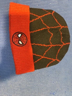 Gap Youth Kids Spider-Man Winter Hat Size L/Xl Black Red - Image 1 of 3