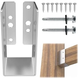 12 Stück Verdeckter Balkenaufhänger, 2" x 4" Outdoor Verdeckter Flansch Aufhänger, Beschichtung... - Bild 1 von 7