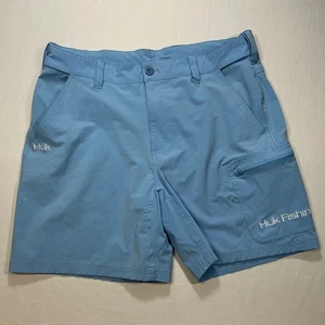 HUK Fishing Performance Shorts Herren XL hellblau Utility Cargo - Bild 1 von 9