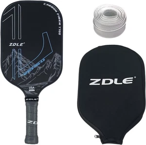 Nueva paleta Zdle Pickleball ligera de fibra de carbono - T700 3000 RAW - Imagen 1 de 7