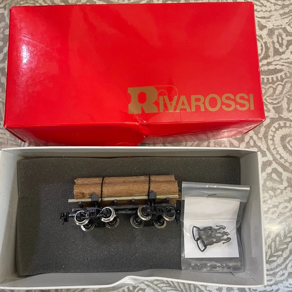 Rivarossi 2349 Log Buggie Train Car HO Scale Vintage Model Railroad - Image 1 of 4