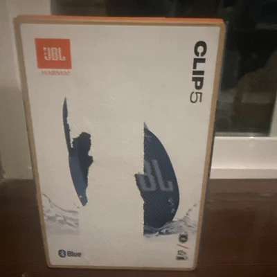 JBL Clip 5 Portable Bluetooth Waterproof Speaker - Blue - Image 1 of 4