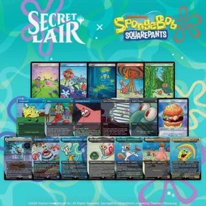 MTG SpongeBob SquarePants Secret Lair Complete Bundle NON-FOIL New SEALED - Picture 1 of 1