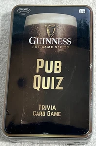 NEW Guinness Pub Game Quiz Trivia Card Game Sealed comes in collector tin - Picture 1 of 5