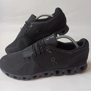 On Running Cloud 5 Herren-Laufschuhe Fitnessstudio – komplett schwarz – Größe 10,5 UK - Bild 1 von 17