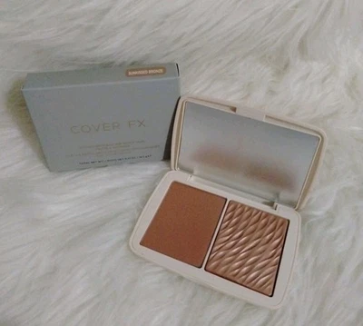 Cover FX Sunkissed Bronze Monochromatic Bronze Duo Matte Shimmer 14.5g/0.51oz - Image 1 of 4