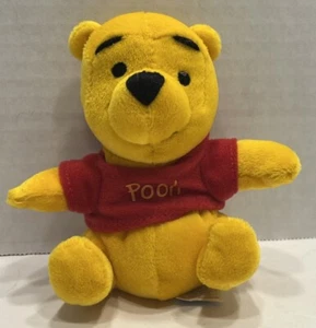 The First Years Plush Winnie The Pooh Bear 4" Baby Rattle Stuffed Animal Toy - Picture 1 of 11