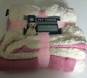 American Kennel Club  Sherpa/Velour Pet Throw  40x50 - Picture 1 of 3