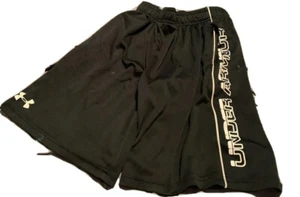 Under Armour Boy's Black Basketball Shorts. Size Medium USA FREE SHIPPING! - Picture 1 of 5