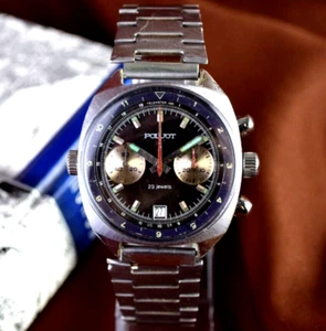 POLJOT CHRONOGRAPH Vintage Watch SHTURMANSKIE USSR Men's Wristwatch c.3133 - Picture 1 of 12