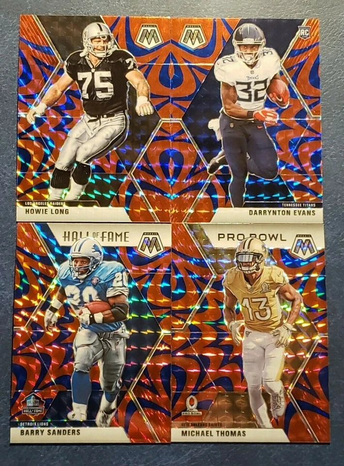 2020 Mosaic Football BLUE REACTIVE PRIZMS with Rookies You Pick  - Image 1 of 1