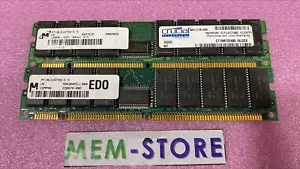 Micron MT18LD1672G-5-X 256MB 2x128MB Buffered ECC EDO DIMM 168-pin Memory RAM - Picture 1 of 1