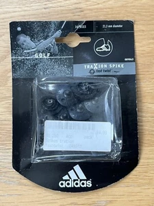 Official Adidas Golf Spikes Replacement Pack of 14 Fast Twist Brand New 21.3mm - Picture 1 of 3