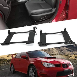 Fit Impreza 93-07 WRX STI GG GD Racing Seat Mounting Brackets Tensile Steel Base - Picture 1 of 13