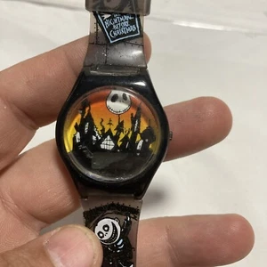 The Nightmare Before Christmas VINTAGE Wrist Watch Disney For Parts Not Working - Picture 1 of 11