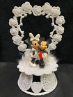 Cute Mickey and Minnie Mouse Disney Wedding Cake Topper Precious Groom Top