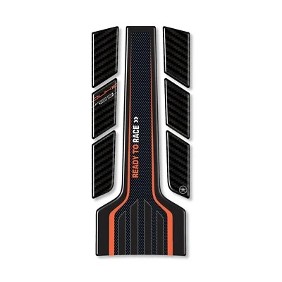 PARASERBATOIO adesivo in resina gel 3D compatibile per MOTO KTM 790 DUKE naked