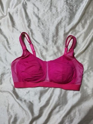 Sujetador de maternidad de enfermería forrado rosa oscuro deportivo Belabumbum para mujer talla grande Foto 1 de 4