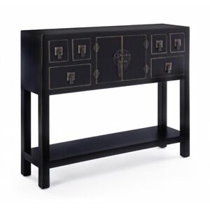 Console Cabinet 2 Doors 6 Drawers Beijing White or Black Modern