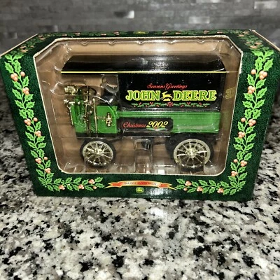 2002 Christmas NOS ERTL 1/25 Scale John Deere 1904 Knox Delivery Wagon  - Image 1 of 2