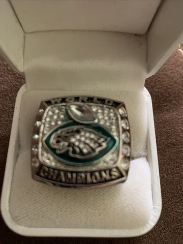 2017 PHILADELPHIA EAGLES Football Super Bowl Championship Ring Replica Wentz Cover