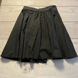 Xhilaration Mini Skirt, Size Small, Black, 100% Cotton, Lined, Zipper - Foto 1 di 9