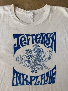 Vintage Jefferson Airplane T-Shirt Psychadelic San Francisco Band ZL1063 - Bild 1 von 3