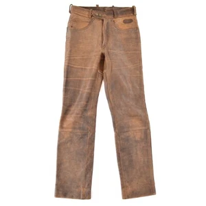 Hein Gericke Vintage Motorcycle Biker Leather Pants Trouser Mens EUR 46 / US~W31 - Picture 1 of 21