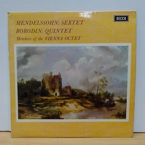 SXL 6414 BORODIN MENDELSSOHN Sextet in D VIENNA OCTET  DECCA STEREO LP EX - Picture 1 of 4