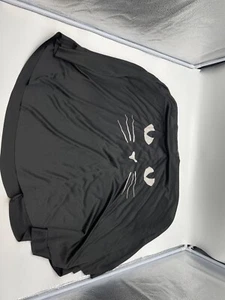 Womens Black Cat Hooded Poncho Costume With Ears **New**. - Picture 1 of 5