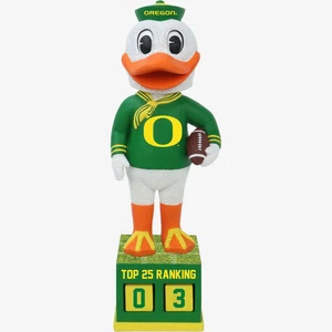 The Oregon Duck Oregon Ducks Football Top 25 Ranking Tracker Bobblehead NCAA - Picture 1 of 1