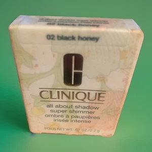 NEW CLINIQUE All About Eye Shadow 02 BLACK HONEY Single Eyeshadow Super Shimmer - Picture 1 of 7