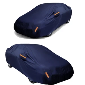 Heavy Duty Outdoor Full Car Cover 100% Waterproof Protect Fit 15-16FT Auto Sedan - Picture 1 of 12