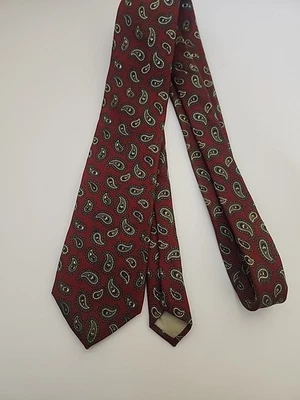 Vtg 100% SILK Neck Tie MADE IN USA Men's 3” x 54” Hardy Amies - Image 1 of 4