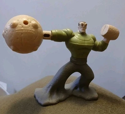 Spiderman 2009 Mace Menace Sandman McDonalds Happy Meal Toy Hammer Hand Weapon - Image 1 of 4