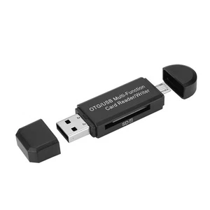 Otg Usb Multifunction Card Reader Writer For Sd Tf Pc&Smart Mobile ND - Photo 1 sur 10