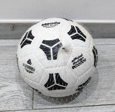 PALLONE CALCIO HOT PLAY MONDO OFFICIAL DESIGN VINTAGE ANNI 80/90 no tango - Immagine 1 di 4