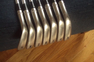 Ben Hogan BH-5 irons 3-9 (no E) Apex 4 steel std length. - Image 1 of 4