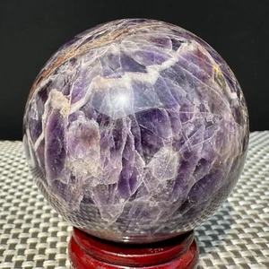 492G Natural Aquatic Plant Agate Ball Quartz Aura Treatment Point Healing E989 - Foto 1 di 20