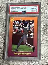 PSA 10 MINT BASEBALL CARD 1989 CLASSIC UPDATE 1 DARRYL STRAWBERRY NEW YORK METS