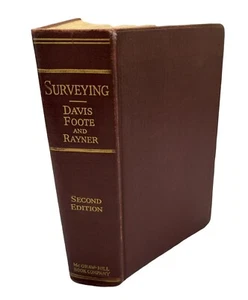 Surveying Theory and Practice by Raymond Davis 1934 2nd Edition W H Rayner - Picture 1 of 12