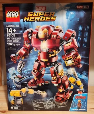 Lego 76105 - Marvel Super Heroes The Hulkbuster Ultron Edition Factory Sealed - Image 1 of 4