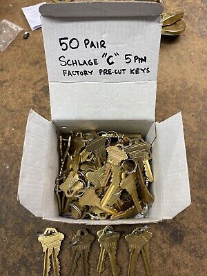 Schlage Original Factory Precut Keys Sc-1  Sets Of 2  (100 Total Keys) • 29.95$