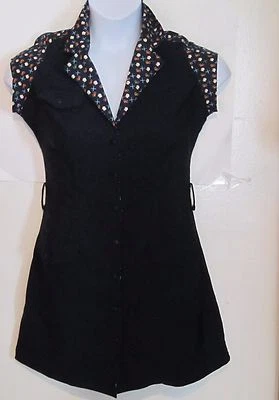 Womens Police Costume Mini Short Dress Size M Medium Halloween Corrupt Cop j125 - Image 1 of 4