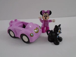 Lego Duplo Minnie Mouse Black Cat Figure Car Toys Replacement Parts Pieces - Picture 1 of 5