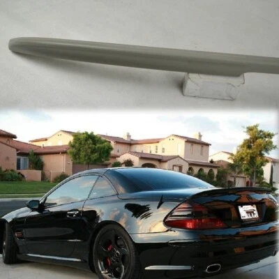 Unpainted For Mercedes Benz R230 SL550 SL600 A Style Trunk spoiler Convertible - Image 1 of 4