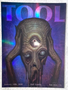 Tool Band Concert Poster San Jose Tour January 14 2020 /700 Chet Zar - Picture 1 of 5